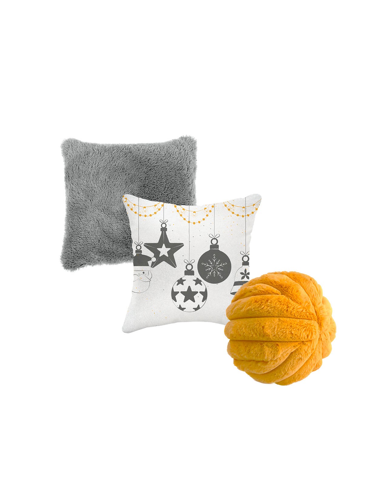 Set de 3 Cojines Decorativos Navideños