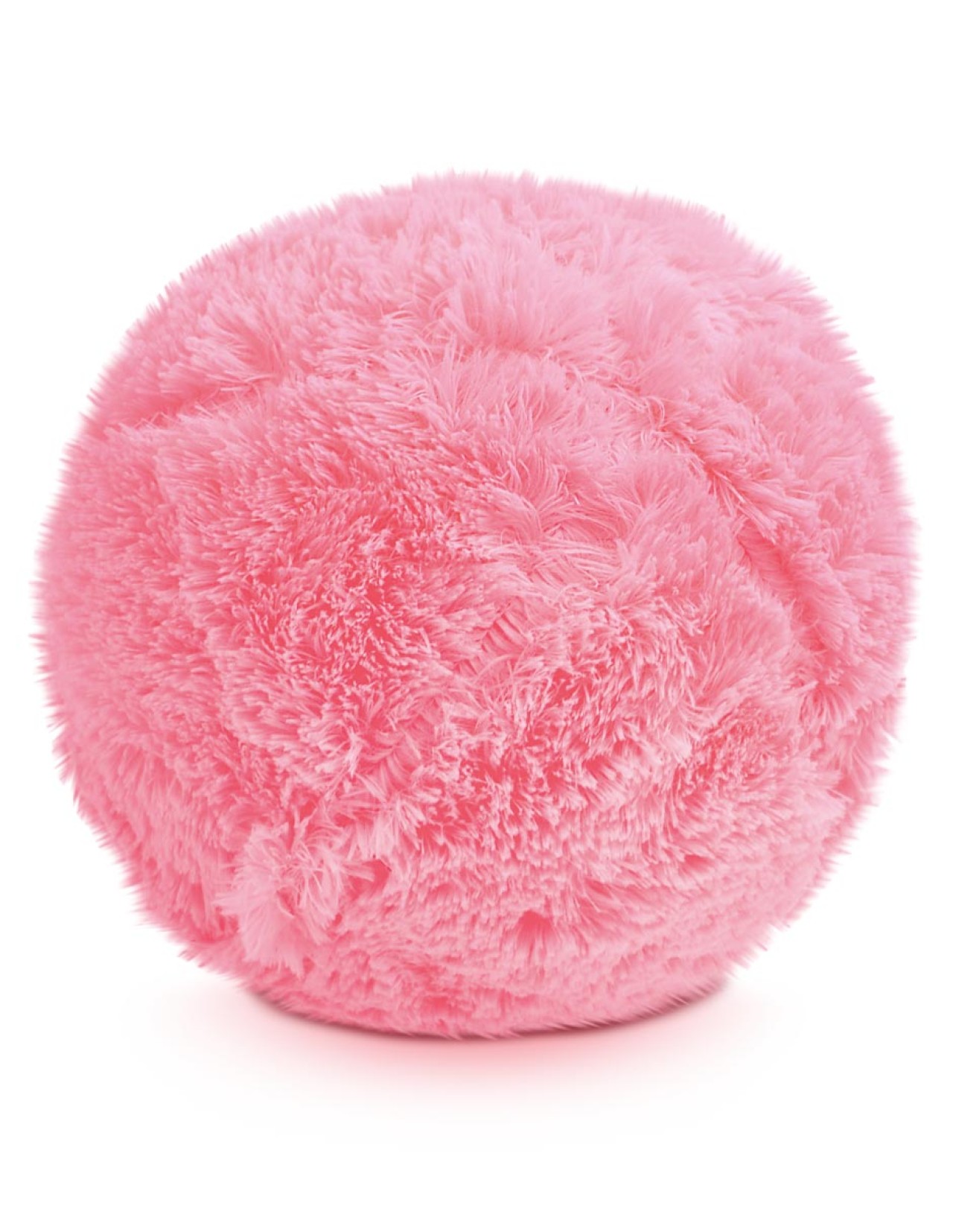 Set 2 Cojines Coprire Esfera Peluche 30cm Rosa