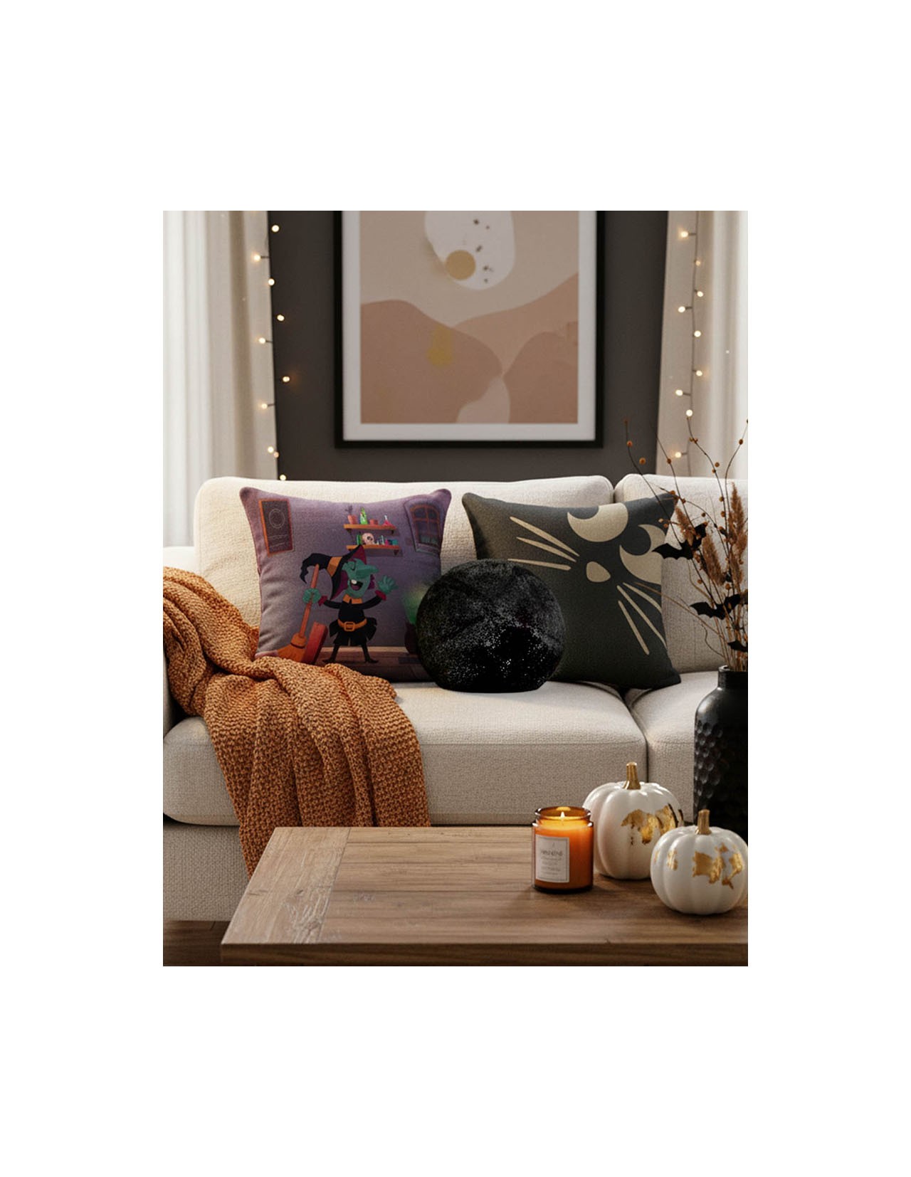 Set de Cojines Decorativos Coprire Hallowen