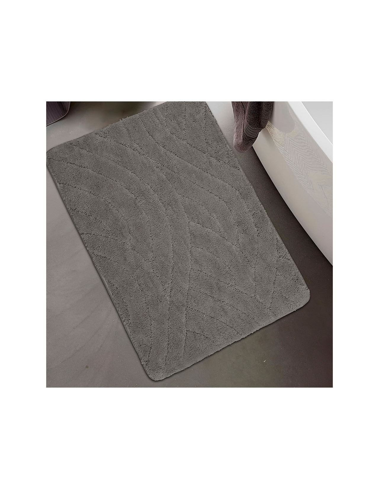 Tapete de Baño Coprire Finestra Gris