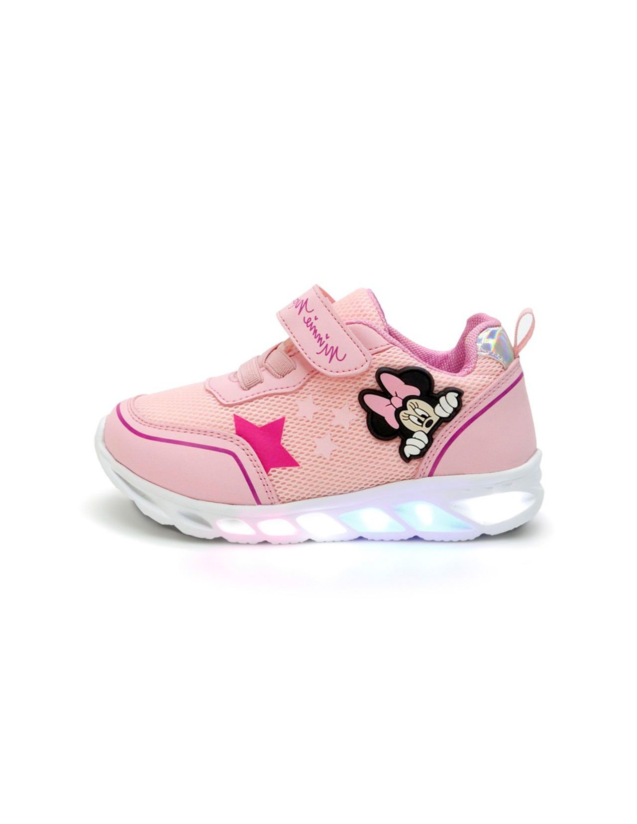 Tenis Disney Minnie Mouse Rosa  con luces para niña