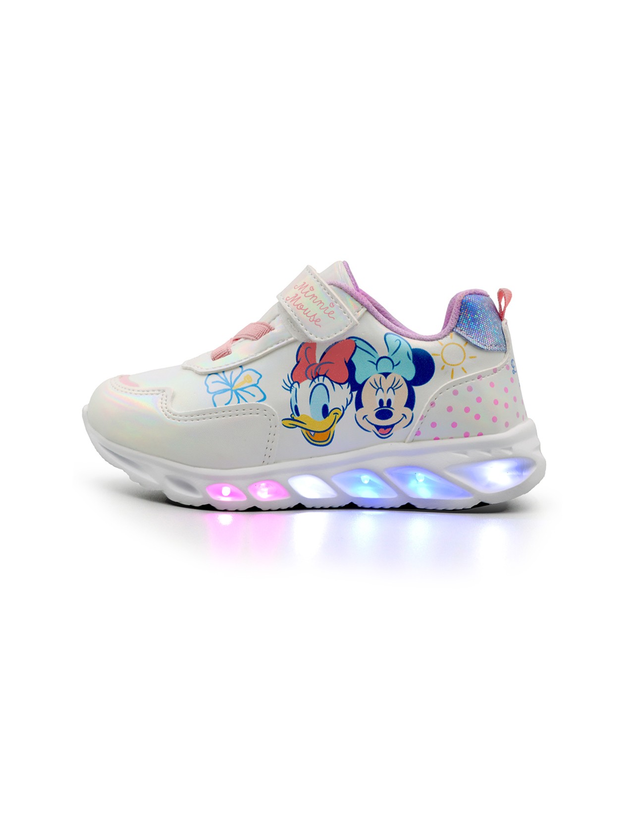 Tenis Disney Minnie & Daysi con luces para niña