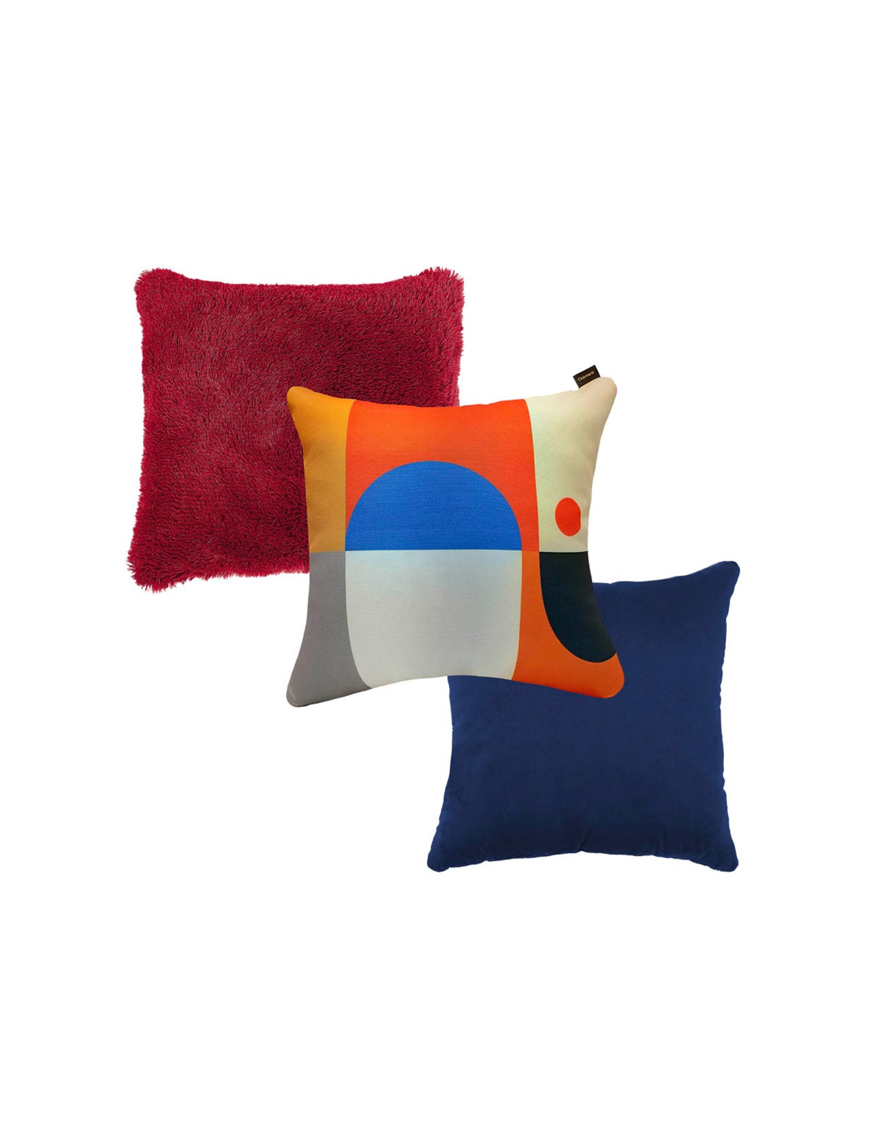 Set de 3 Cojines Coprire 45cm  Multicolor