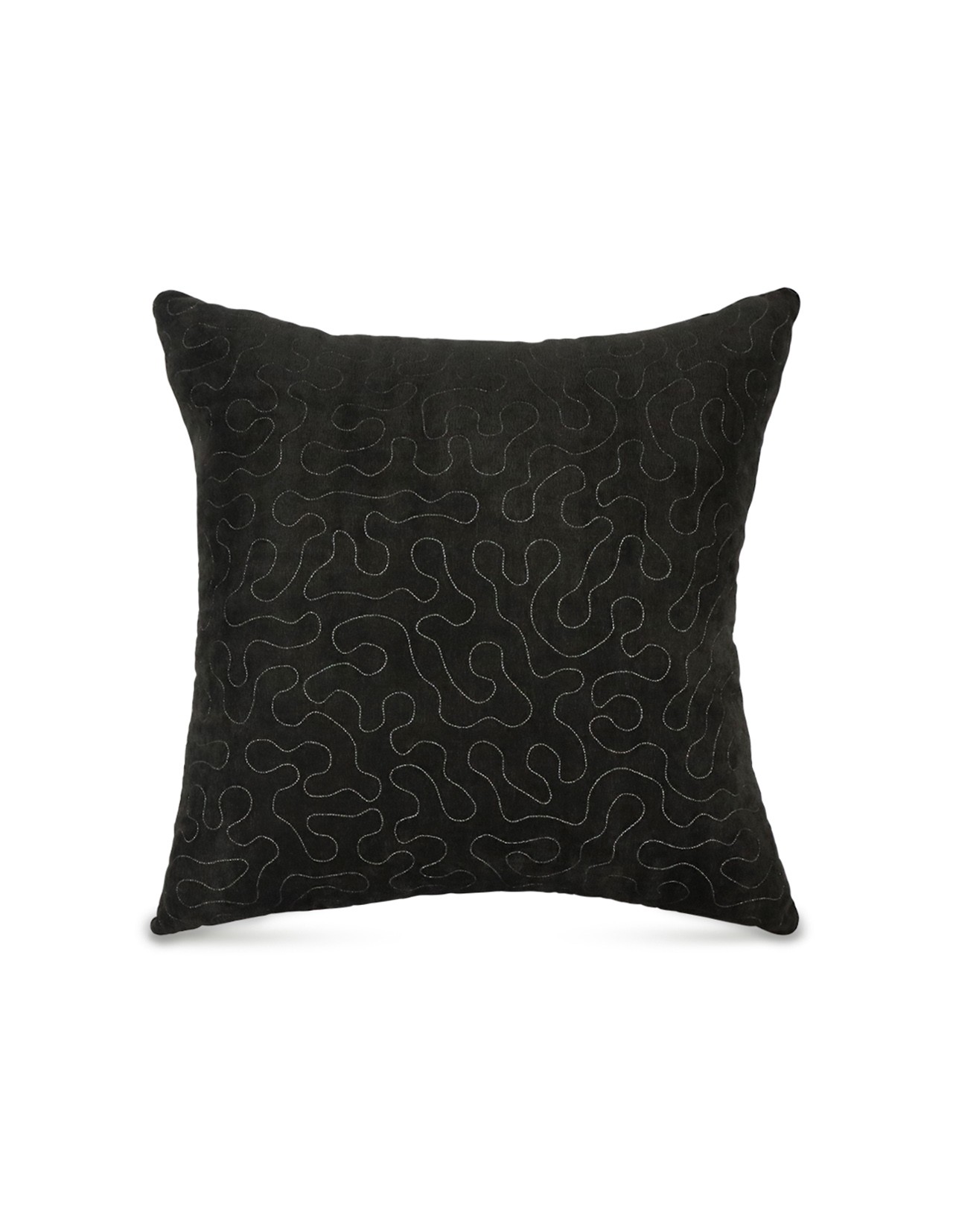 Cojín Decorativo Coprire Bordado Terra Negro