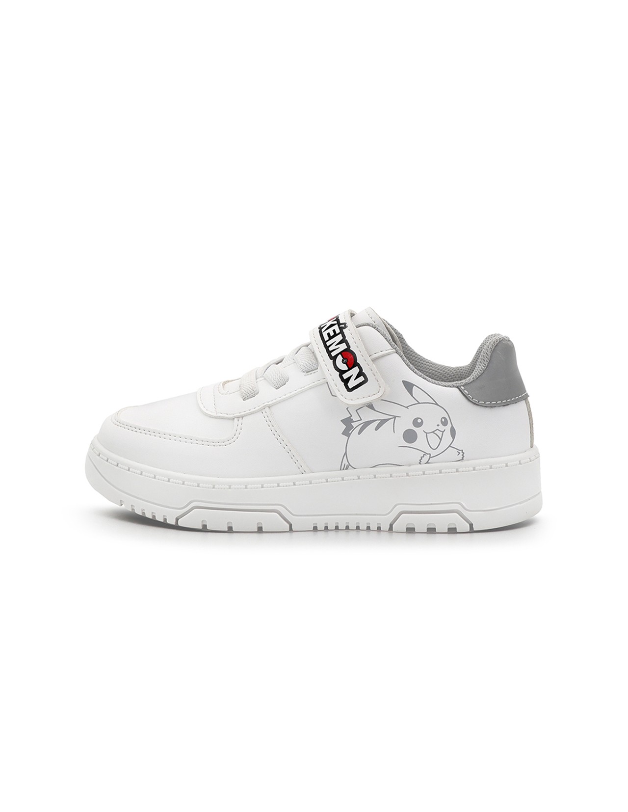 Tenis Pokemón Pikachu Blanco Para Niño
