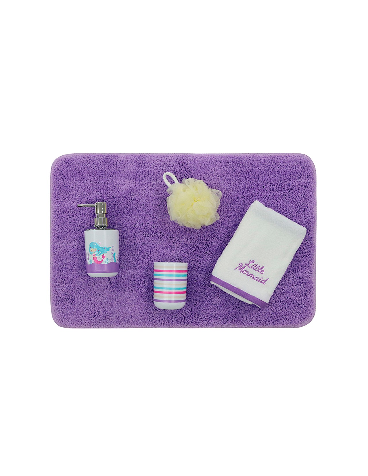 Set de baño Coprire Sirenia Morado