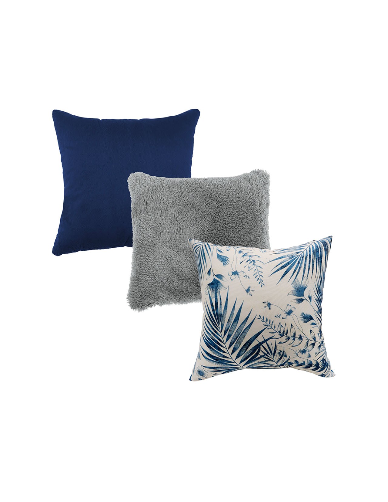 Set de 3 Cojines Coprire Premium Azul Claro