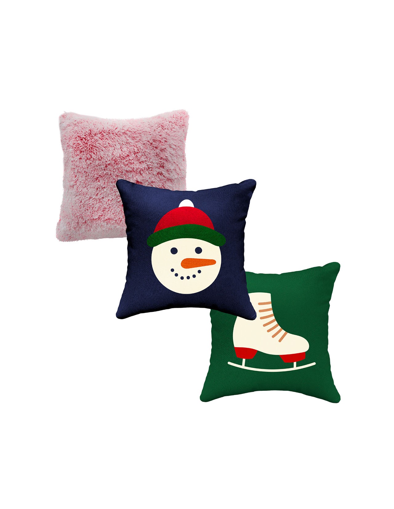 Set de 3 Cojines Decorativos Navideños