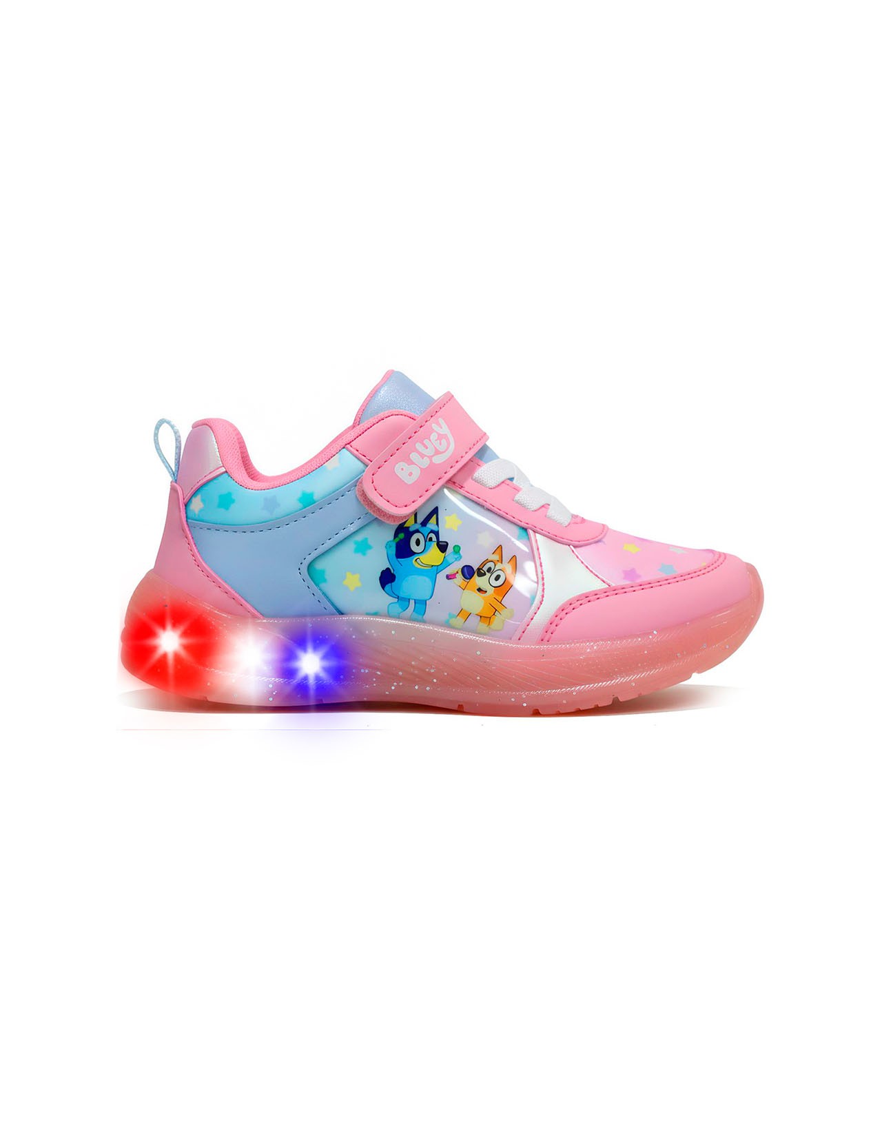 Tenis Bluey con Luces Rosa para Niña
