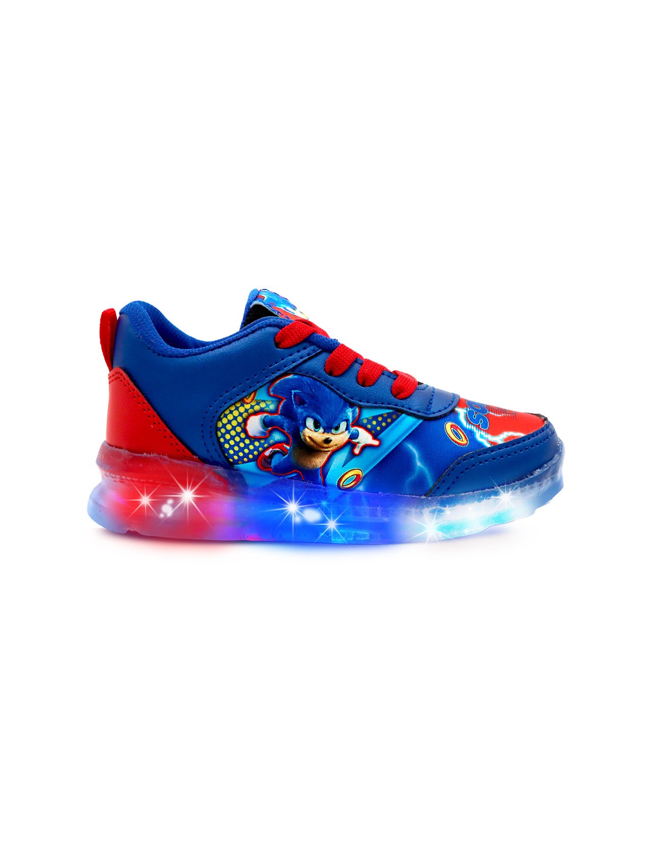 Tenis Generica Sonic Con Luces Para Niño