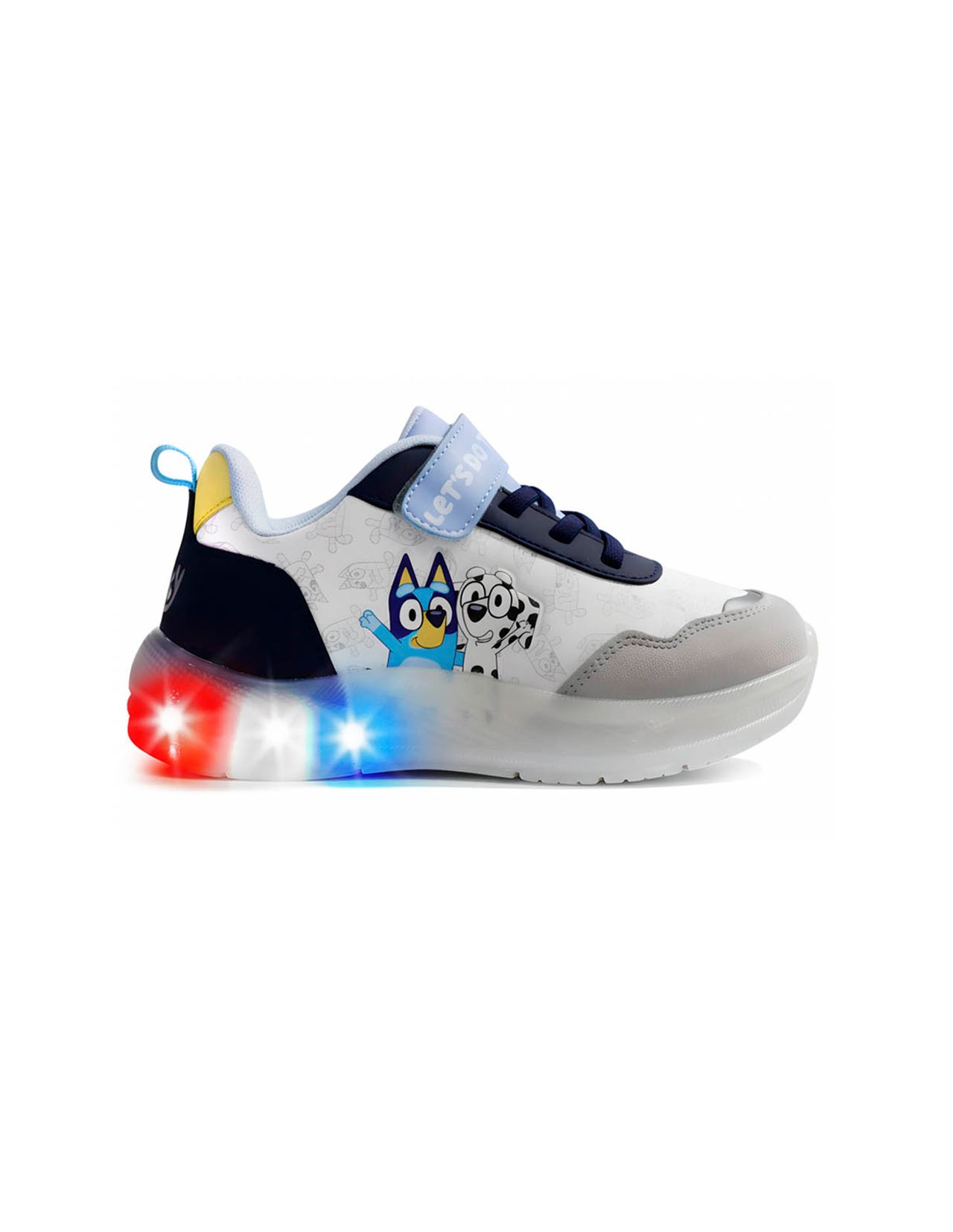 Tenis Bluey con Luces Gris para niño