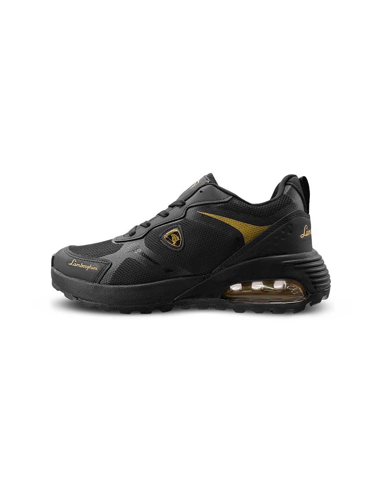 Tenis Lamborghini Deportivos Burbuja Negro para Hombre
