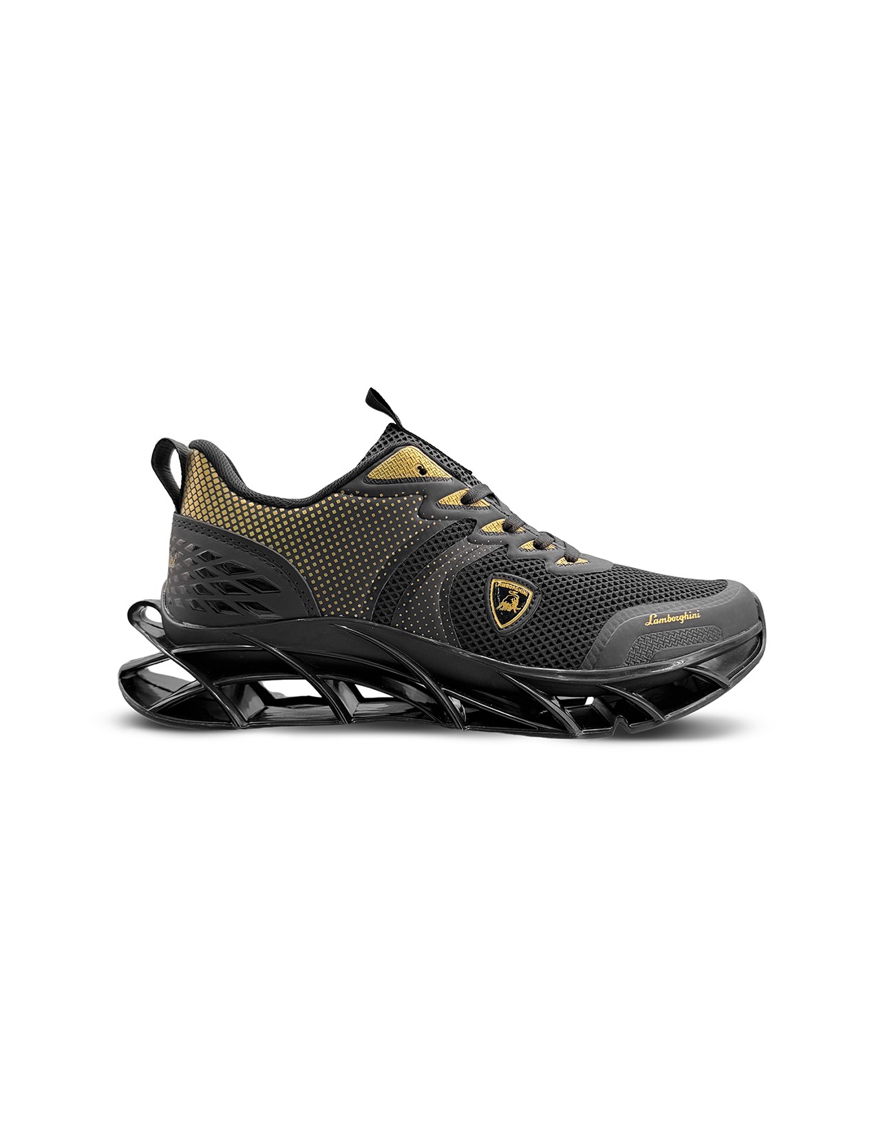 Tenis Lamborghini Deportivos Negro Hombre
