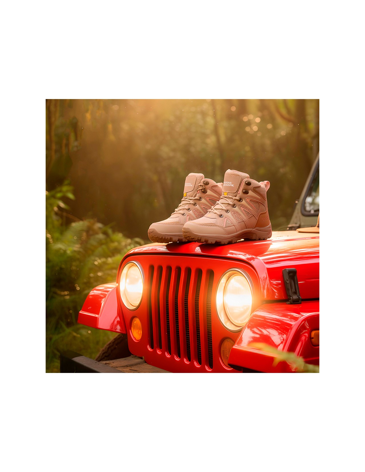 Bota National Geographic Hiking Maquillaje para mujer